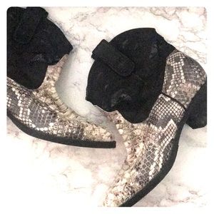 Sam Edelman Western Snake Bootie